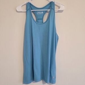 Smartwool Blue Merino Sport 150 Racerback Tank Top